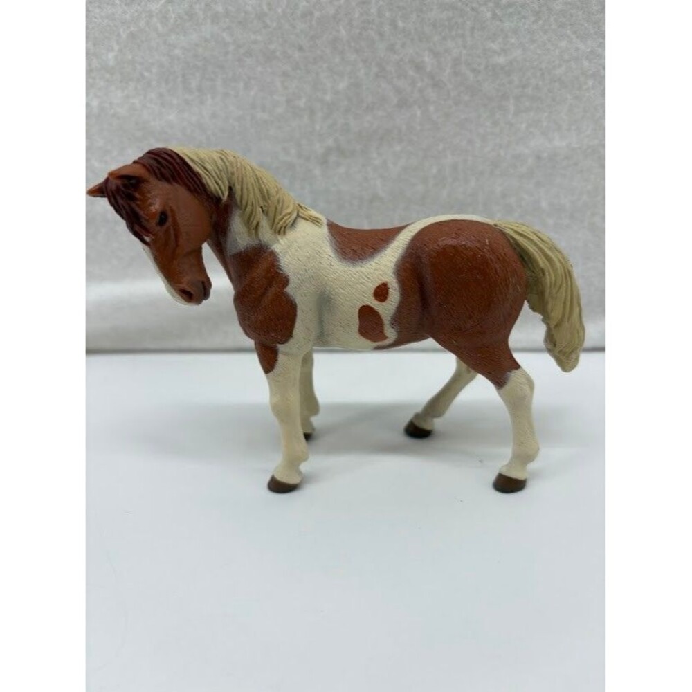 PAPO Horse and Ponies Pinto Mare Toy Figure,‎ Brown/White (51094)